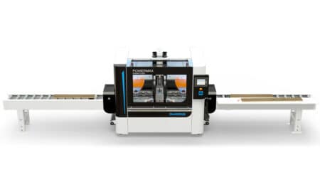 Otsatapimasin Powermax tagab kalasaba puitparketi tootmine tappimine täpse ja kiire töö lõikekvaliteedi ning suurendab tootmise efektiivsust