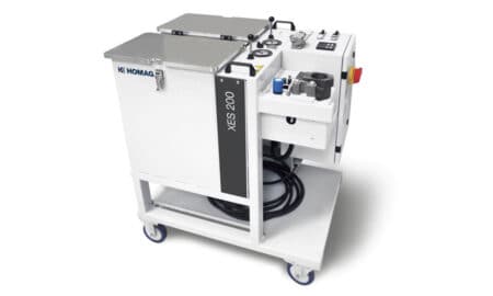 HOMAG EDGETEQ XES 200 pakub lahendust kus liimiüksuse hoiustamine ja liimiüksuse eelsoojendus toimivad ühes olles töökindel servapealistusmasin igale tootjale