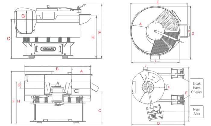 Vibratsioonkuivatid on ideaalne lahendus tööstuseks  tagades kiire detailide kuivatamine tõhusa kuivatusseade töö ning usaldusväärse järelkuivatus protsessi